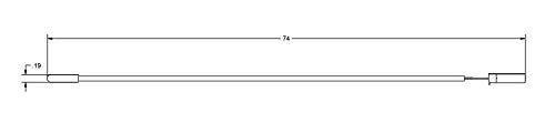 TRAULSEN Coil Temperature Sensor (74",BLUE) 337-60406-02 small