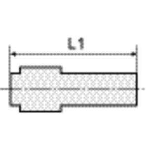 RIEGLER 136481-77.0604 POM reducer, connector 6 mm, for hose outer diameter 4, 1 piece