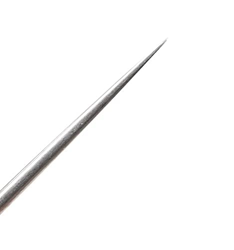 VIUJUH 2 Pack Awl,Gourd Shape Awl Tailors Awl Wood Handle Scratch Awl Sewing Awl Tool for Leather (2 Pack)