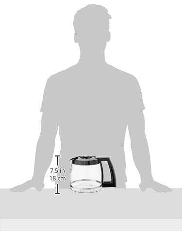 Cuisinart 14-Cup Replacement Glass Carafe, Black 14 Cup
