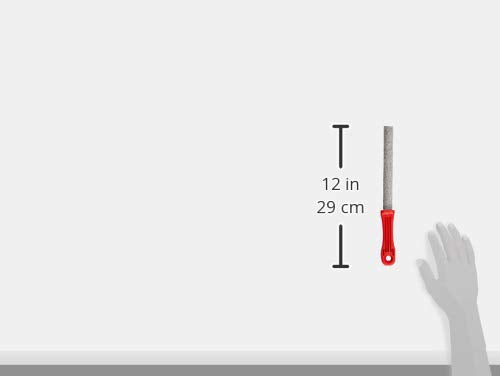 Connex COXT790298 tile file 160 mm half-round, carbide-tipped silver/orange