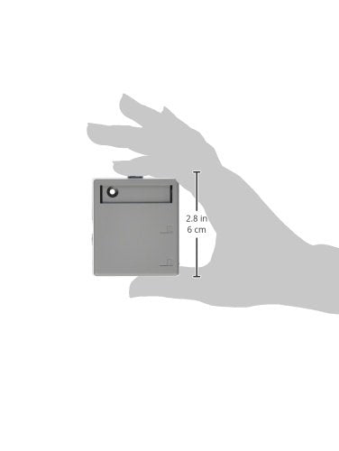 Leviton 41089-2GP QuickPort Surface Mount Housing, 2-Port, Grey, Includes 1 Blank QuickPort Insert