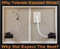 WIRE HIDE Premium Garage Door Sensor Wire Cover Protector Kit. Includes 3 covers, Tube, and all hardware needed. Fits Chamberlain / LiftMaster / Craftsman / Genie
