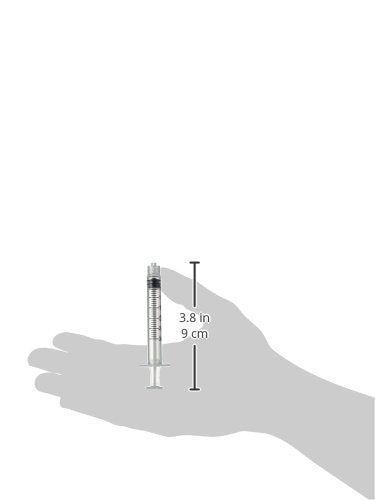 Servoprax I3 0501 Mediware disposable syringes, with Luer Lock, 2.5/3mL volume (pack of 100)