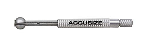 Accusize Industrial Tools 4 Pc Small Hole Gauge Set, Ball Type, inch/mm, 1/8 to 1/5, 1/5 to 3/10, 3/10 to 2/5, 2/5 to 1/2, 3604-5001