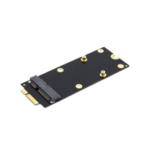 7+17 Pin mSATA SSD To SATA Adapter Card for Macbook 2012 Pro MC976 A1425 A1398