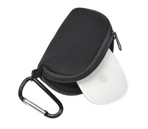 Cosmos Black Color Neoprene Soft Protector/Bag/Case for Apple Magic Mouse