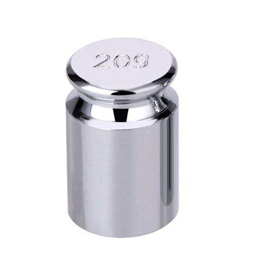 Eagles 5 Pieces 20g Scale Weights for Digital Scale Balance, Chrome Plating Calibration Gram Weights for Electronic Scales