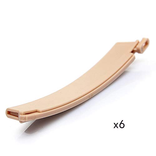 Medicals Drainable Pouch Clamp Colostomy Bag Clip 6Pcs 6 Count (Pack of 1) Clamps