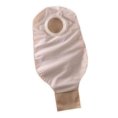 ConvaTec 401504 Natura 12" Two-Piece Drainable Pouch with 2-Sided Comfort Panel, Tail Clip, Opaque, 2-3/4" Flange, Pack of 10