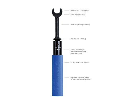 Jonard Tools TWAF-71620, Full Head Torque Wrench, 7/16" Drive Size, 20 in-lb Torque Full Head, 20 inch-lbs