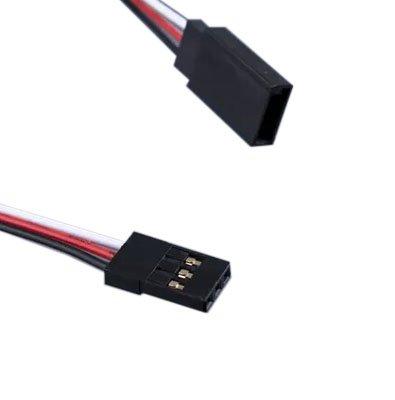 DYWISHKEY 30cm Servo Remote Control 1 to 2 Y Cables, Male to Female (5 PCS)