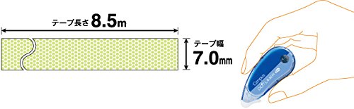 Kokuyo Tape Glue Dot Liner Fits, Blue (ã‚¿-DM490-07B)