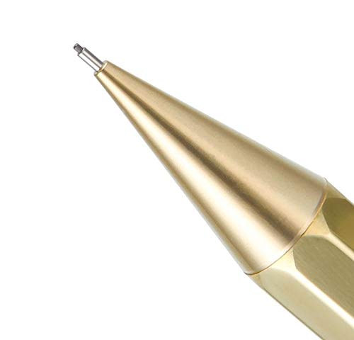 Kaweko Pencil Special Mechanical Pencil 0.5 Brass, with Eraser