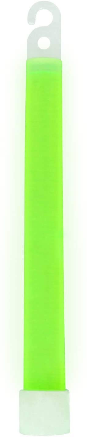 MediTac Green Glow Sticks, Premium Bright 6” Snap & Light Sticks, 12 Hour-6 Pack 6 Pack