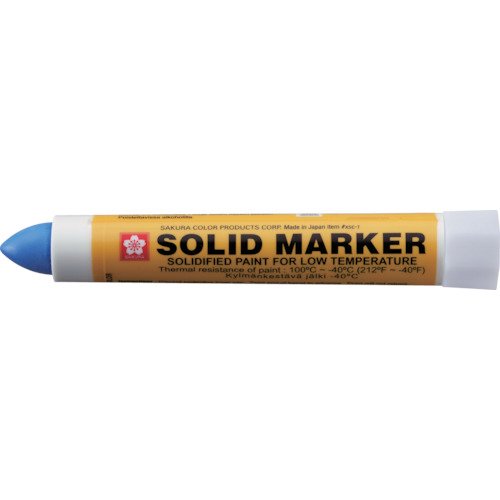 Sakura XSC-T-36 Blue Solidified Paint Low Temperature Solid Marker, -40 to 212 Degree F, 13 mm Twist-Up Tip (Pack of 12)