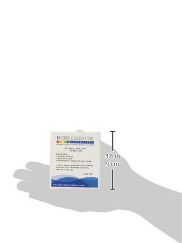 Micro Essential Labs pHydrion Urine and Saliva ph test paper , 15 ft roll with dispenser and chart, ph range 5.5-8.0