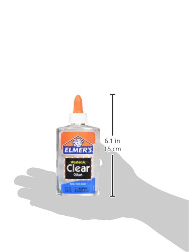 Elmer's E305 Washable School Glue, 5 oz Bottle, 2 Pack, Clear 5 oz Per Bottle