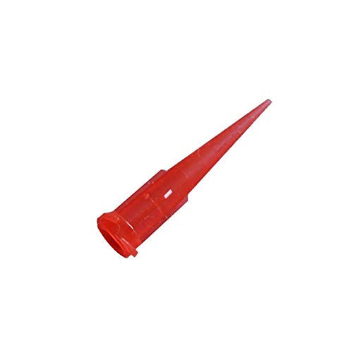 Glue Henna Dispensing Needle Tips Luer Lock Blunt End Plastic Tapered Needles 25 Gauge 100 Pieces