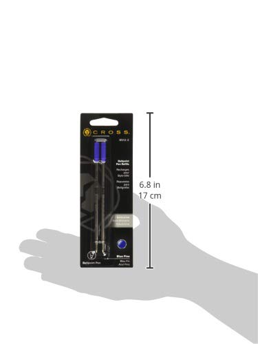 Cross 85122 - Refills for Ballpoint Pens, Fine, Blue Ink, 2/Pack-CRO85122, 5.000