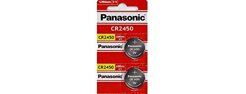 Panasonic Cr2450 Cr 2450 Lithium 3v Battery (2-Pack) Pack of 2