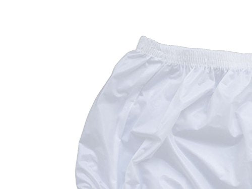 Haian Adult Incontinence Pull-on Plastic Pants PVC Pants 3 Pack (X-Large, White)