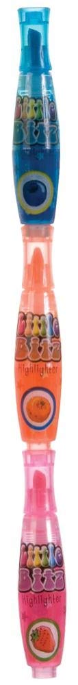 Raymond Geddes Little Bitz Scented Stackable Highlighter, 100 Pack (66991