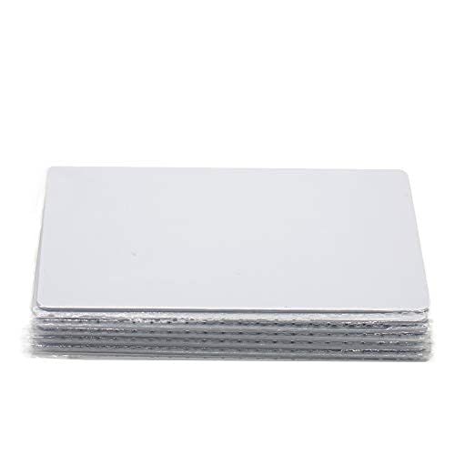 Gialer 50pack Contactless 125kHz RFID Proximity ID Cards IC Smart Intelligent Card 0.8mm Thick for Access Control System & Time Attandance & Door Entry Access TK4100 EM4100 Read Only 50packs