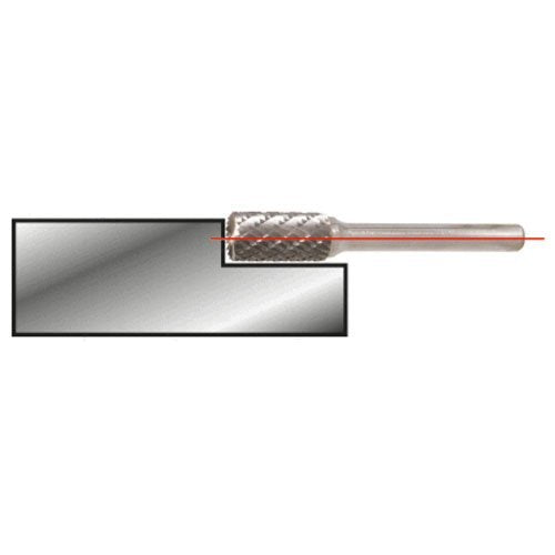 KS Tools 515.3231 HM cylinder burr form A with spur cut, 3mm