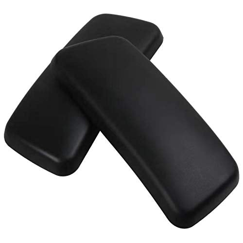 New Arm Pads Caps Replacement for Haworth Zody Office Chair 1 Pair Black/Gray (Black)