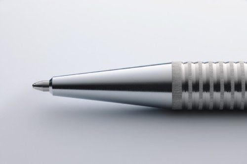 LAMY Logo Ballpoint Pen, Brushed Stainless Steel (L206)