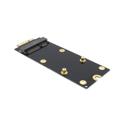 7+17 Pin mSATA SSD To SATA Adapter Card for Macbook 2012 Pro MC976 A1425 A1398