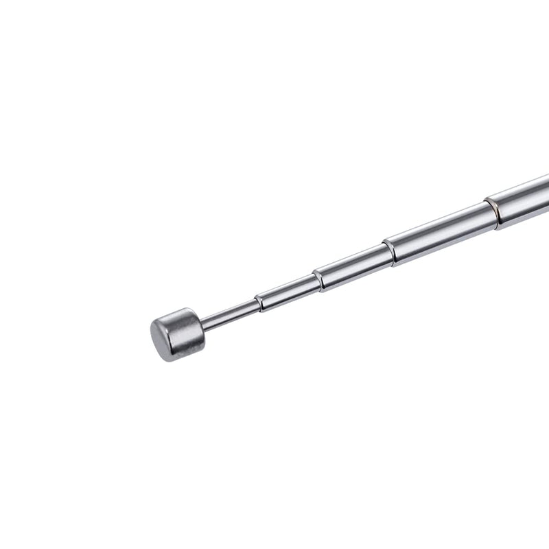 POBADY 2PCS TV Male Plug Connector Telescopic Antenna 7 Sections PAL Telescopic Antenna 71.5cm/28IN for DVB-T DVB-T2 TV FM AM Stereo Reception 2 pcs