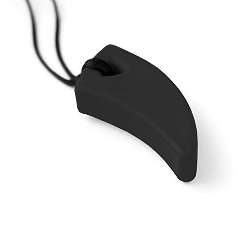 ARK's Saber Tooth Chew Necklace for Mild to Moderate Chewing (Black)