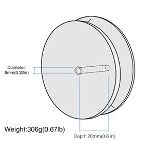 Record Weight Stabilizer by FEMELI,Turntable Weight Clamps-Low Profile to Fits Under Dust Cover of Turntable Vinyl Disc LP Record Player (Black) Short Black