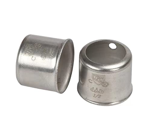(Pack of 50) EFIELD Pex 3/4 inch Stainless Steel Press Sleeve For Brass (ASTM F1807) or Poly PPSU (ASTM F2159) PEX Fittings