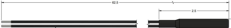 Wholesale Sensors Replacement for Honeywell C7089U1006 Outdoor Temperature Sensor 60" Wire Leads 12 Month Warranty