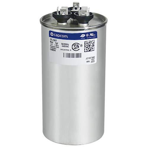 27L1067 - 80 + 5 uf MFD 440 Volt VAC - GE Round Dual Run Capacitor Upgrade