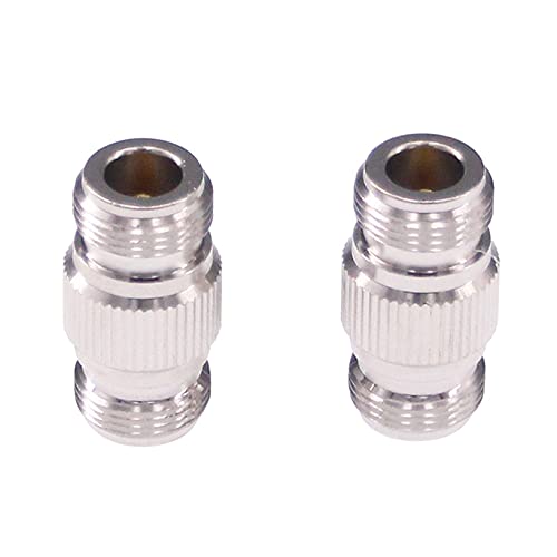 RFaha 2pcs N Female to N Female RF Coax Adapter Double Female Coaxial Connector Plug by XRDS-RF(NOT for TV)(F51-2)