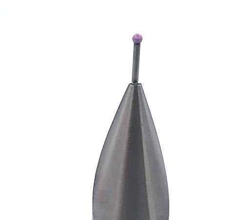 Ball Tip Probe Insert for Height Gauges 1mm Ruby Ball Tips 6mm Diameter Shank 55mm Long (1mm Diameter Ball) 1mm Diameter Ball