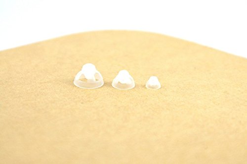 Jungle Care Hearing Aid Ear Piece Open Domes Set 6mm/9mm/12mm (3 Pairs) Comfortable PSAP (Personal Sound Amplifiers Product) Ear Tips Invisible, Perfect for Open Air (Open fit), Except for RIC