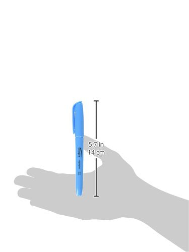 Integra Pen Style Highlighter, Chisel Point,5/Set, Fluorescent Assorted (ITA36180)