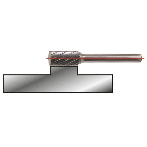 KS Tools 515.3224 HM cylinder burr form A without spur teeth, 10mm