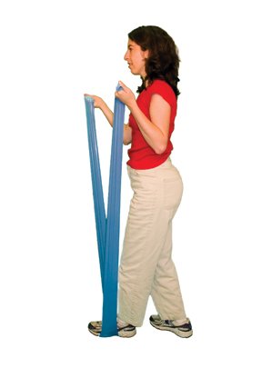 Cando 10-5282 3 Piece Low Powder Moderate Exercise Band PEP Pack Latex