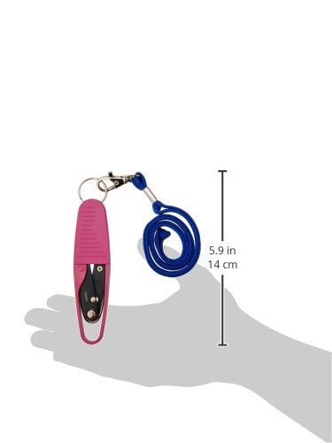 Havel's Dura Snips 4-3/4-Inch Squeeze-Style Thread Snips-Pink & Black