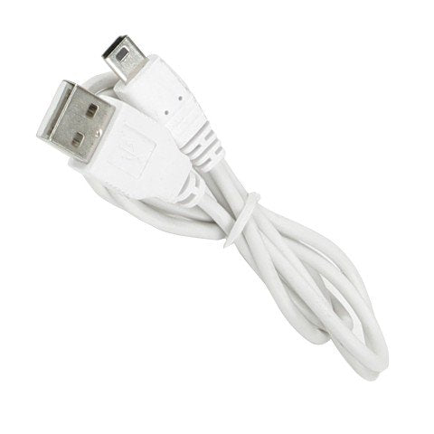USB PC Power Charger Charging Cable Cord Wire for Texas Instruments Calculators, TI-84 CE, TI-84 Plus C Silver Edition, TI 89 Titanium, TI Nspire CX/TI Nspire CX CAS Graphing Calculators (3Ft White)