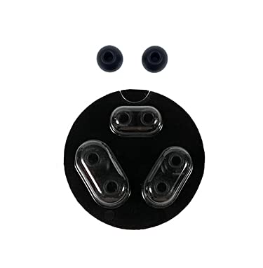 Replacement Earbud Tips for Beats Powerbeats Pro Wireless Stereo Headphones - Small, Medium, Large, and Double Flange (Black) Black