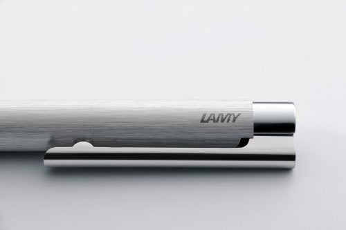 LAMY Logo Ballpoint Pen, Brushed Stainless Steel (L206)