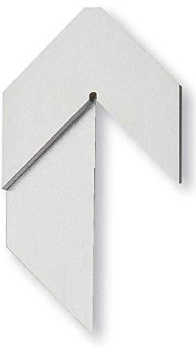 GROZ 3-inch Center Square | Made of Hard Spring Steel | Accurately Find The Center of Round and Cylinder Bars and Stocks | for Machinists and Tool Makers | Professional Grade (03522)