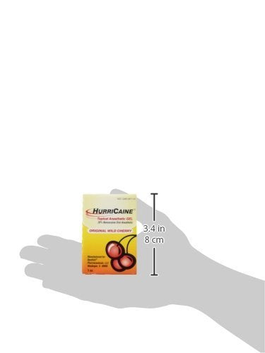 Beutlich LP Pharmaceuticals Hurricaine Topical Anesthetic Gel, Wild Cherry, 1 Ounce- Pack of 2 1 Ounce (Pack of 2)
